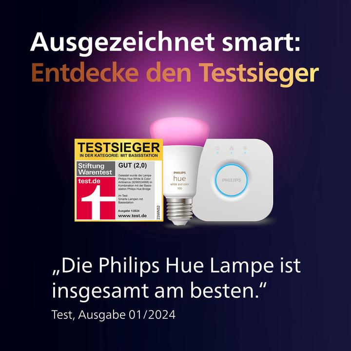 Image du produit Philips Hue Kit de démarrage (E27, 11 W, 1100 lm, 1 x, F)