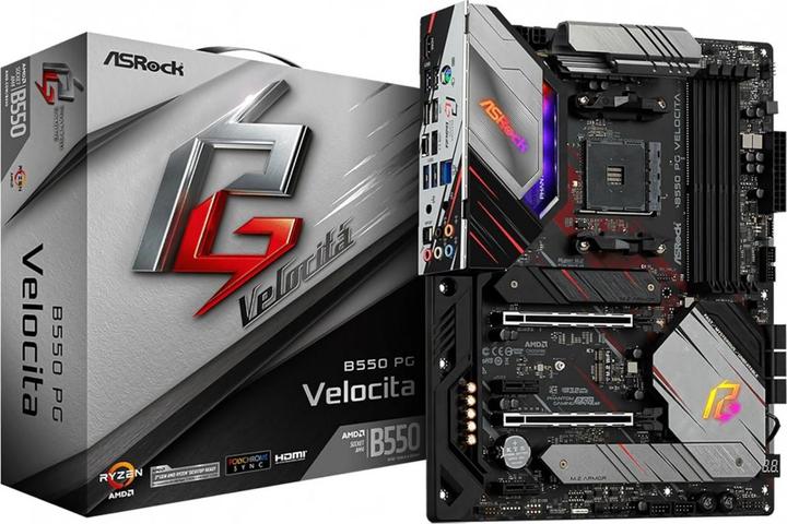 Immagine prodotto AsRock B550 PG Velocita (AM4, AMD B550, ATX)