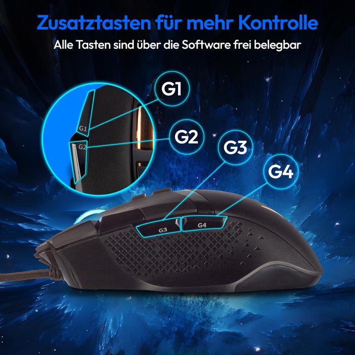 Produktbild Medion ERAZER Wizard P20 Gaming Maus (Kabelgebunden)
