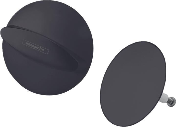 Productafbeelding hansgrohe Flexaplus complete set afvoer en overloop (mat zwart)