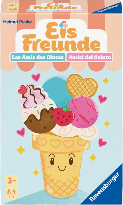 Immagine prodotto Ravensburger 23048 - Gli amici del gelato, dolce gioco di memoria e di raccolta per bambini dai 3 anni in su (Tedesco, Francese, Italiano)