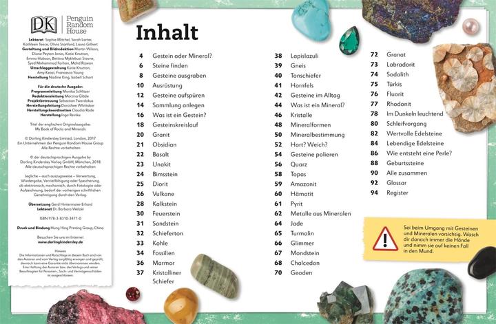 Actual product image Steine und Mineralien (German, Devin Dennie, 2018)