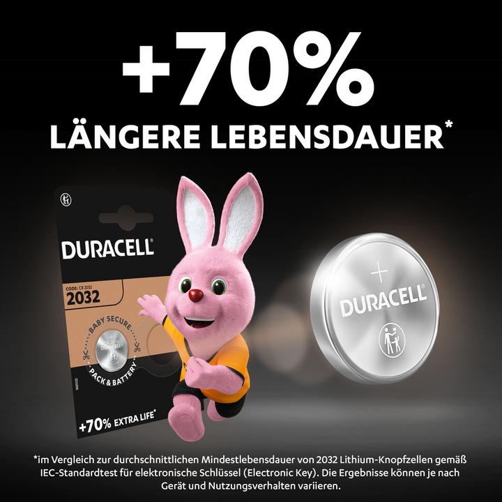 Immagine prodotto Duracell Single-use battery CR2032 (4 pz., CR2032, 225 mAh)