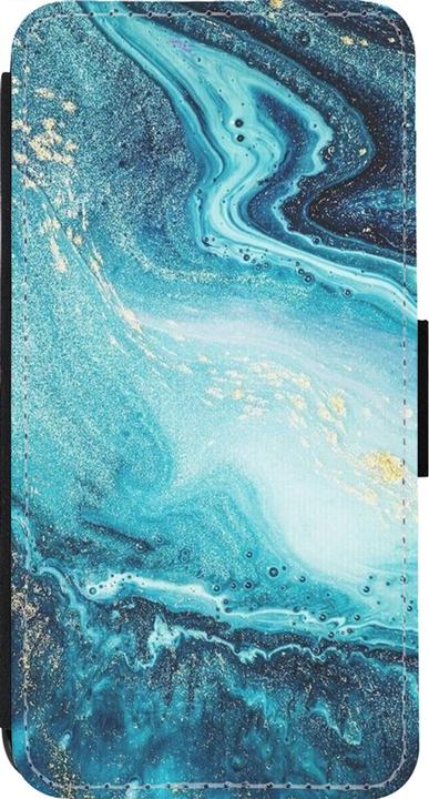 Produktbild PhoneLook Hülle Wallet schwarz Sea Foam Blue (Apple iPhone 13 Pro)