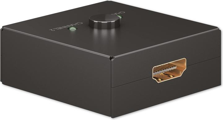 Image du produit Goobay Boîtier de commutation HDMI manuel 2 vers 1 4K @ 30 Hz