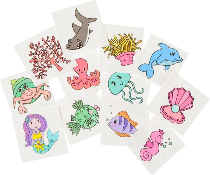 Actual product image LG-Imports Tattoos sea animals, 12pcs.