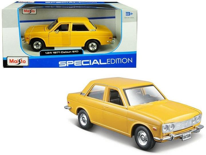 Image du produit Maisto Modèle composite Datsun 510 1/24 jaune