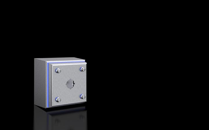 Produktbild Rittal HD Tastergehäuse HD 1681600Edelstahl 1.4301 1 Taster O 22.5mm (Gehäuse)