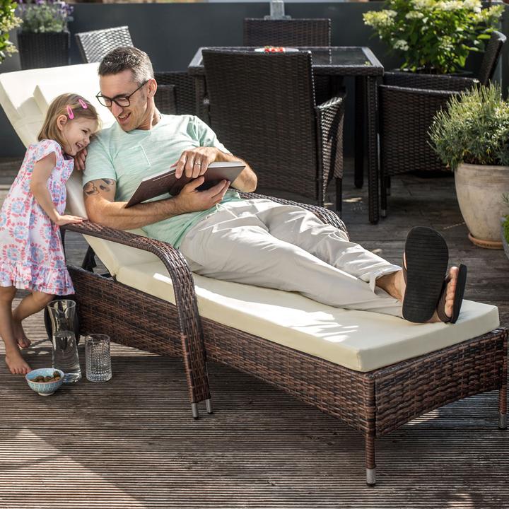 Immagine prodotto tectake Sonnenliege (200 cm)