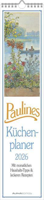 Produktbild Alpha Edition Paulines Küchenplaner 2026 - Streifenplaner - Wandplaner - Küchen-Kalender - 11,3x49,5 (Harter Einband, Deutsch)