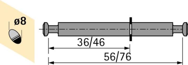 Produktbild Hettich Du 883 (Einpressdübel, 1 Stk.)