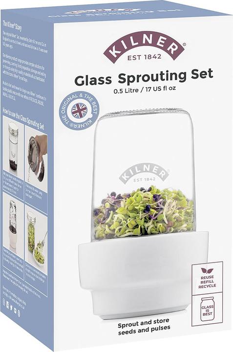 Actual product image Kilner Sprout glass set