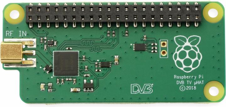Produktbild Raspberry Pi TV UHAT - Digital TV HAT für DVB-T und DVB-T2