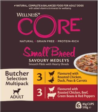 Image du produit Core Wellnes, Kern, Karma pour petits chiens, 85 g (Adulte, 6 pcs, 85 g)