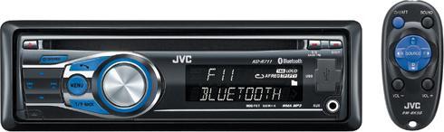 Produktbild JVC KD-R711, CD-Autoradio, Front AUX, Dual USB, Bluetooth