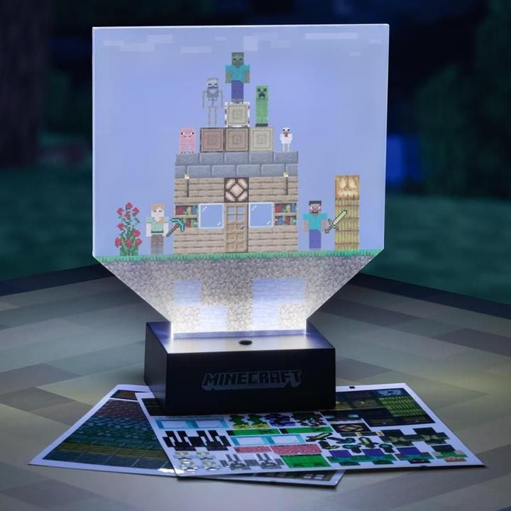 Produktbild Paladone Products Minecraft Build a Level lamp and 140 stickers
