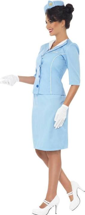 Actual product image Smiffys Womens/Ladies Air Hostess Costume Set (M)