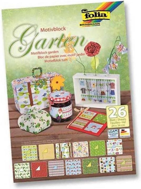 Folia Motivblock Garten (260 g/m², 1 x)