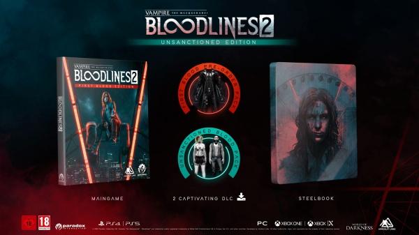 Actual product image Paradox Interactive Vampire: The Masquerade Bloodlines 2 Unsanctioned Edition (PS4) (FR) (PS4, FR)