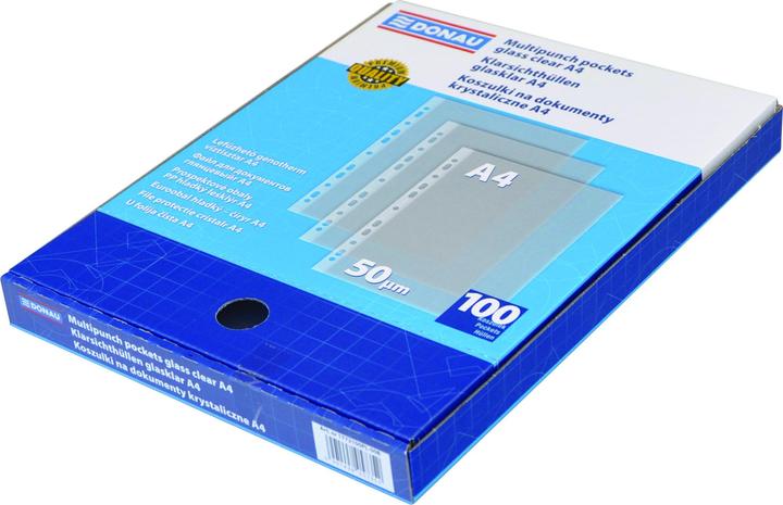Actual product image Donau brochure pockets, pp, a4, crystal, 50 micron, 100 pcs. (100 x)