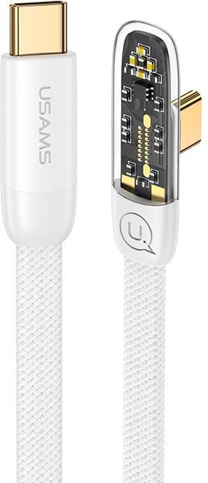 Image du produit EKO Câble de recharge 100W Type-C vers Type-C coudé 90 Modèle Iceflake 2m (2 m, USB 4.0, 100 W)