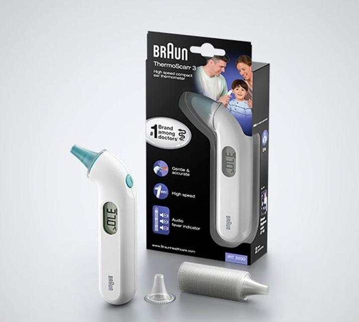 Actual product image Braun ThermoScan 3 IRT3030 (Ear)