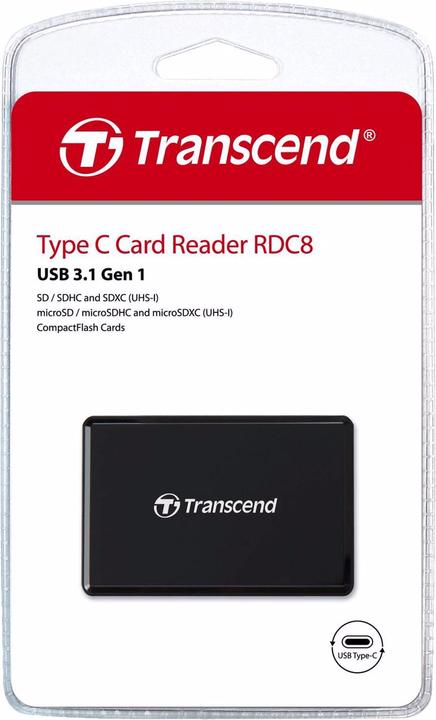Actual product image Transcend RDC8 (USB 3.1)