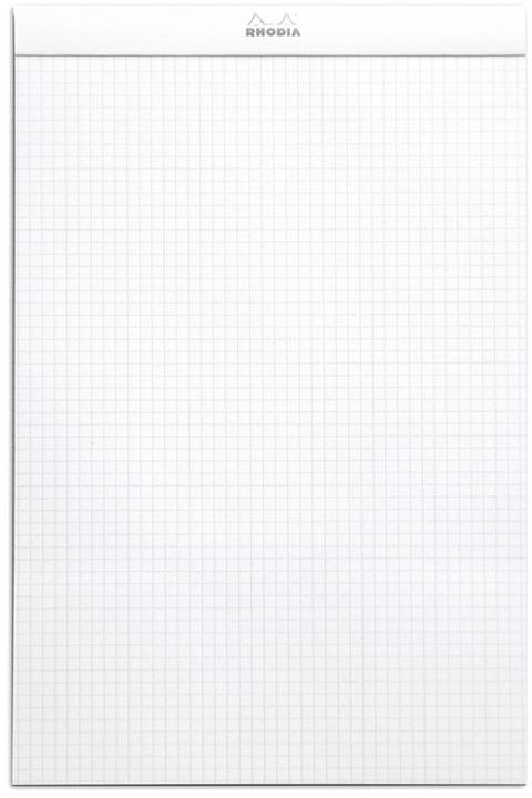 Actual product image Rhodia Blocks stapled 80g Basics (A4+, Checked, Hardcover)