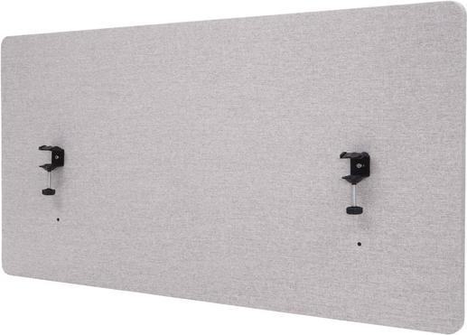 Produktbild Mendler Akustik-Tischtrennwand, Büro-Sichtschutz Schreibtisch Pinnwand, doppelwandig Stoff/Textil - 120x60cm (120 x 60 x 2 cm)