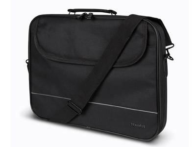 Actual product image Hamlet XNBAG156BL notebook bag 39.6 cm (15.6') Courier bag Black (15.60", Universal)