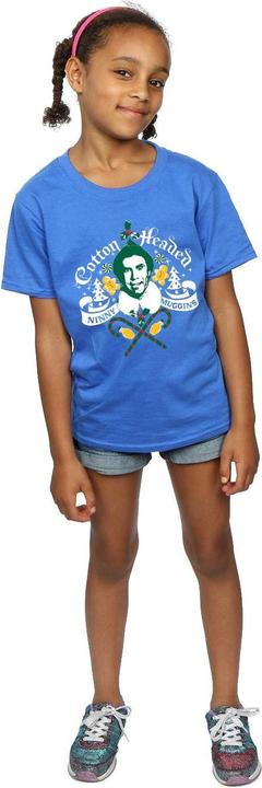 Actual product image Elf Girls Cotton Headed Ninny Muggins Cotton T-Shirt (140, 146)