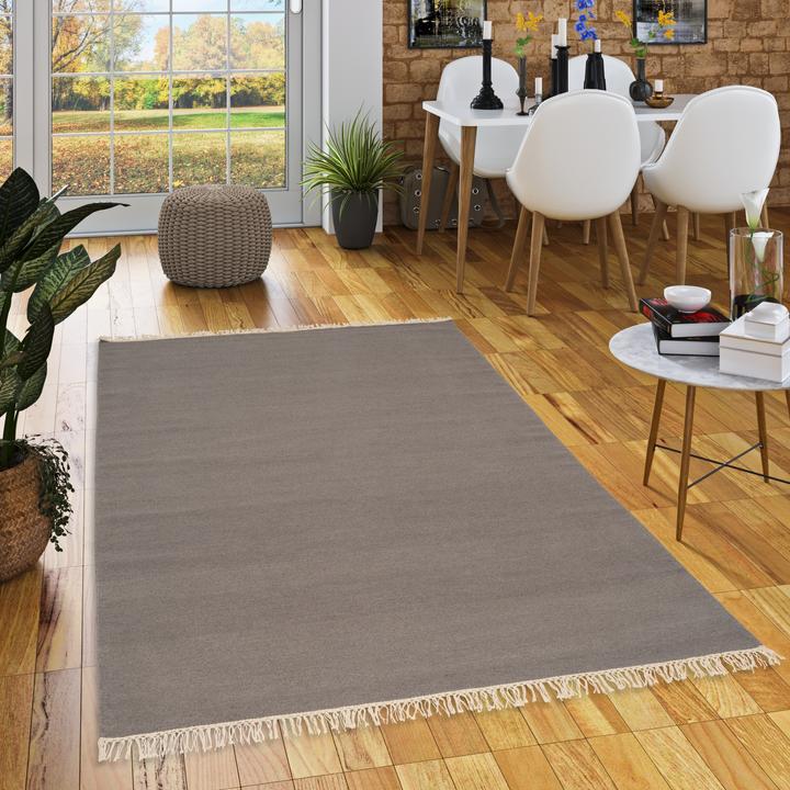 Produktbild Pergamon Wolle Natur Teppich Kelim Mila (120 x 180 cm)