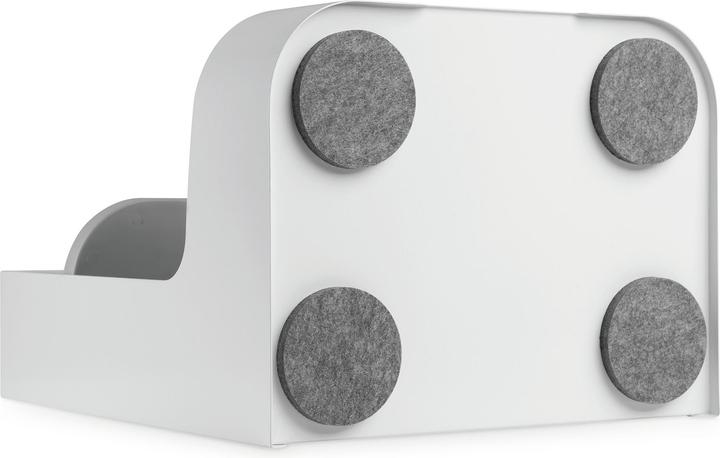 Image du produit Assmann Digitus Under-Desk Storage / Pocket Tray, Plastic, Steel, White, 5 kg, 330 mm, 255 mm, 400 mm