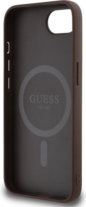 Produktbild Guess 4G Peony Pattern Case für Apple iPhone SE (2024) - brown (Apple iPhone 16e)