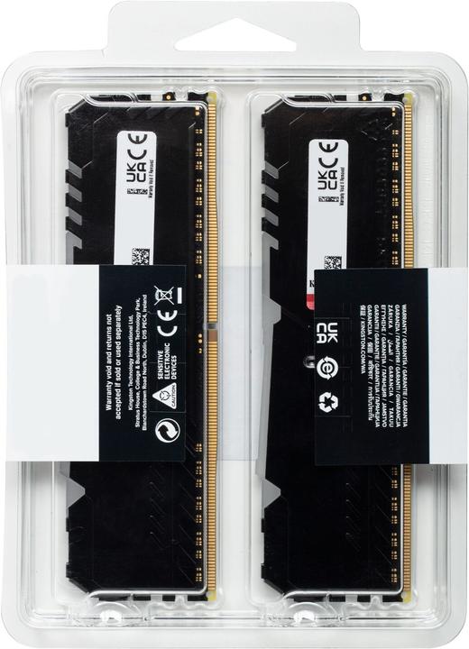 Produktbild Kingston FURY Beast RGB (2 x 16GB, 3200 MHz, DDR4-RAM, DIMM)