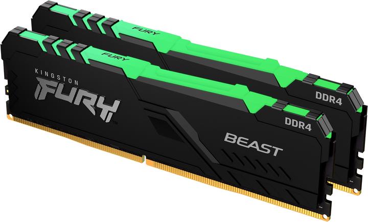 Kingston FURY Beast RGB (2 x 16GB, 3600 MHz, DDR4-RAM, DIMM)