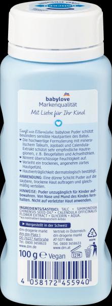 Actual product image dm babylove Baby powder sensitive