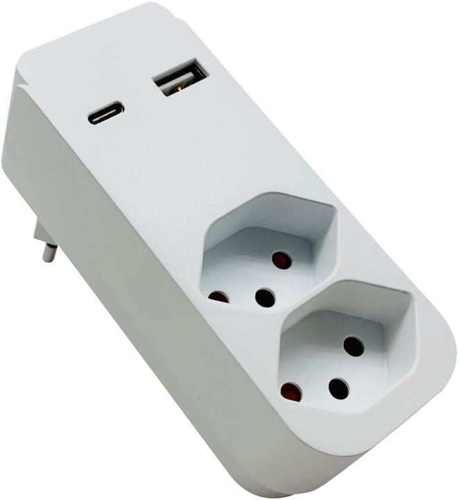 Do it + Garden Connecteur dérivatio (Type 13, USB-A, USB-C, 2 x)