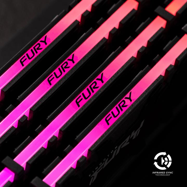 Image du produit Kingston FURY Renegade RGB (2 x 16GB, 3600 MHz, RAM DDR4, DIMM)