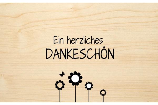 Image du produit Die Laserei So Hot Cartes de voeux en bois (6 pcs)