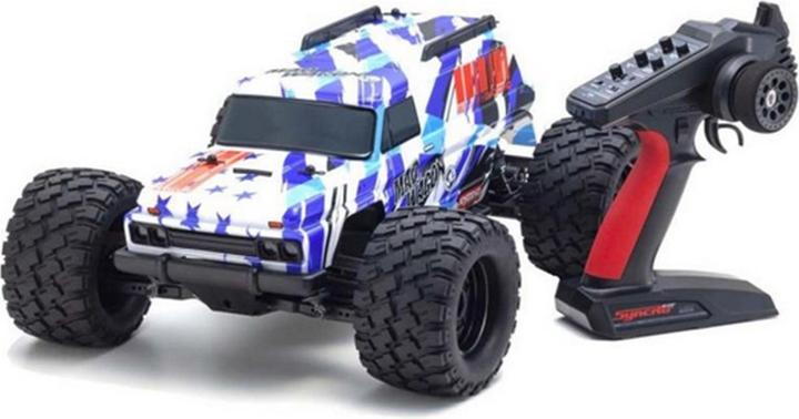 Image du produit Kyosho Monster Truck Mad Wagon VE 3S, 4WD, bleu, 1:10, ARTR (RTR Prêt à fonctionner)