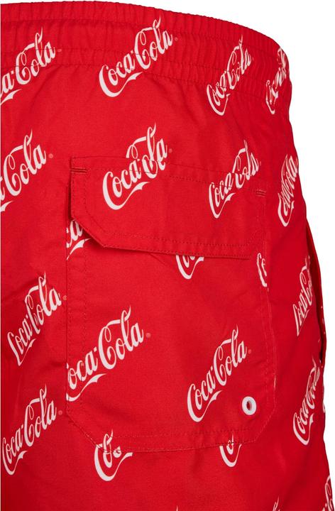 Produktbild Mister Tee Coca Cola Logo AOP Swimshorts (S)