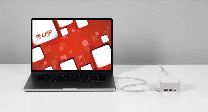 Immagine prodotto LMP PowerDock bianco (USB-C, 5 Porti)