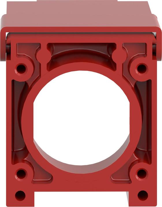 Actual product image Schneider Electric Pushbutton Flap Padlockable Red