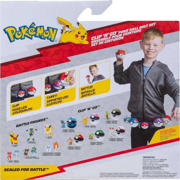 Produktbild Pokémon Pokemon - Clip N Go Belt Set Squirtle (PKW3648)