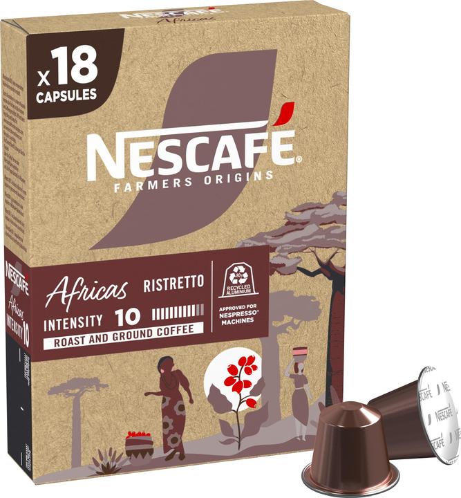 Actual product image Nescafé Farmers Origins Africas (18 x Port.)