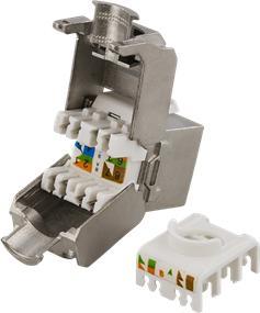 Produktbild Deltaco FTP Cat6 Keystone connector Tool-free