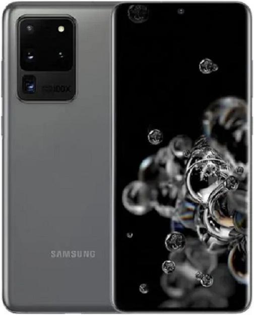Re!commerce Samsung S20 Ultra 5G (128 GB, Cosmic Grey, 6.90", 108 Mpx, Hybrid Dual SIM + eSIM, B / Sehr gut)