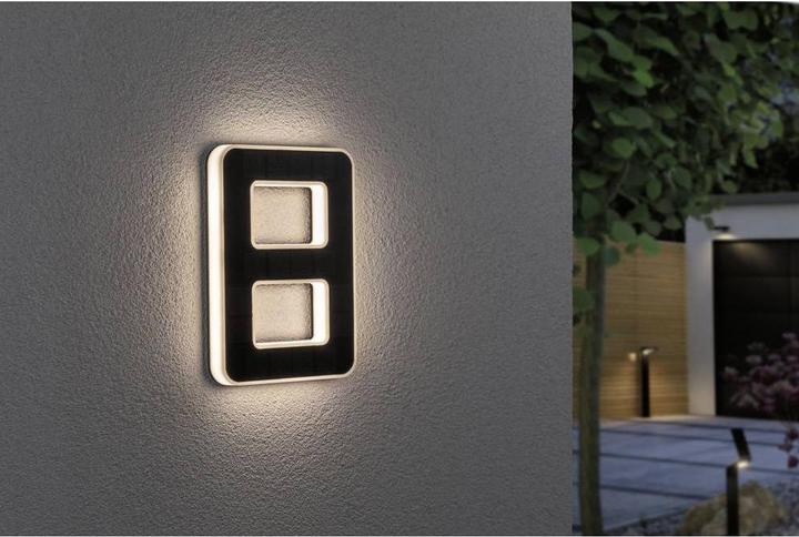 Image du produit Paulmann Numéro de maison solaire (20 lm, IP44)
