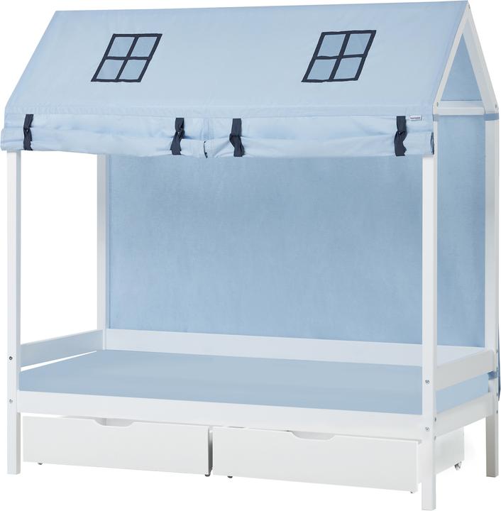 Image du produit Hoppekids IDA MARIE Lit d'enfant avec texte sur le toit (70 x 160 cm)